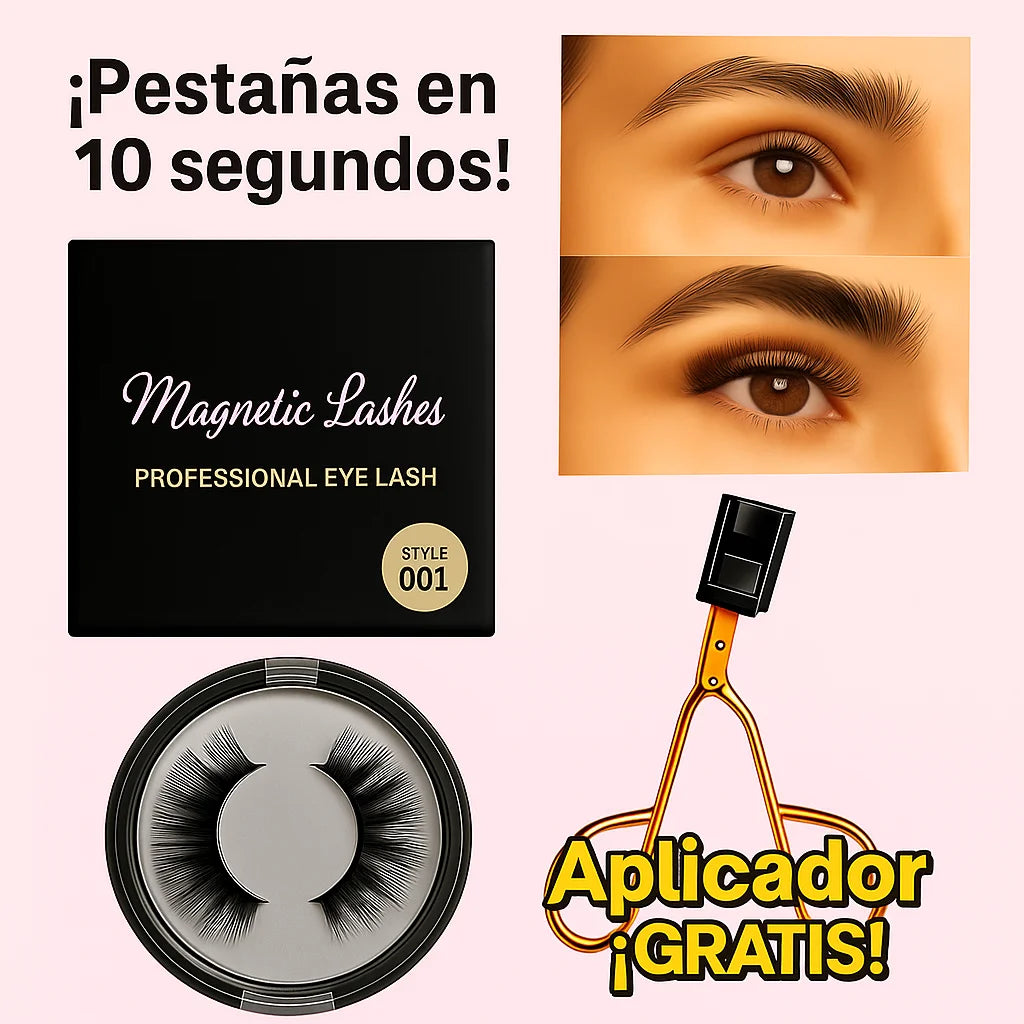 Pestañas Magnéticas + Aplicador de Regalo